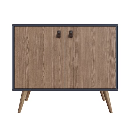 Manhattan Comfort Mid-Century Modern Accent Cabinet for Dining Room, Living Room, and Bedroom Usage 307GFX2
